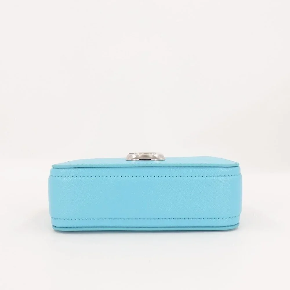 Marc Jacobs Women's The Utility Snapshot Crossbody Bag Clear Blue OS - Picture 8 of 16